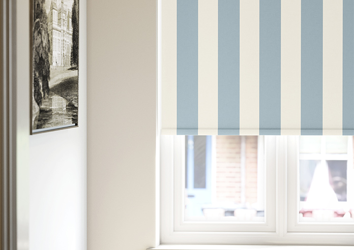 Laura Ashley Lille Stripe, Seapsray - Roller Blind - Image 5